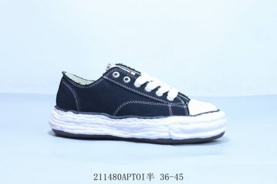 三原康裕品牌Mmy Maison Mihara Yasuhiro Original Sole Canvas Low 变形溶解雪糕底高帮休闲百搭帆 211480A