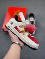 海外限量发售！公司级Nike Air Force 1 '07 Low “北面联名蛇年限定--金蛇飞舞”空军一号 低帮 运动鞋 休闲鞋 折边针车 工艺难度大 原楦