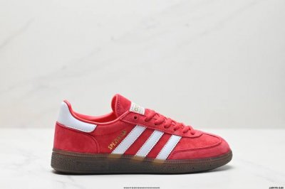 公司级Adidas Handball Spezial 官方正确版本 阿迪达斯经典款 复古休闲板鞋 全鞋采用反毛皮制作 牛筋耐磨大底 承载青春情怀的板鞋 经典三条