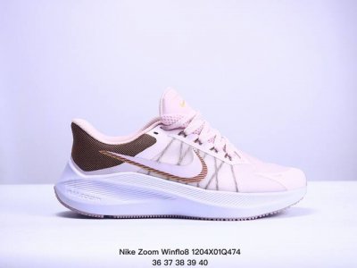 真标耐克 Nike Air Zoom Winflo 8 登月系列缓震大底透气网面休闲慢跑鞋 货号:Cw3419 尺码:36-45 Xm1204Q474