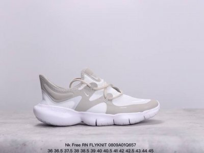 真标带半码 Nike 耐克free Rn Flyknit 赤足5.0透气超软轻便徒步运动跑步鞋 xm0809Q657