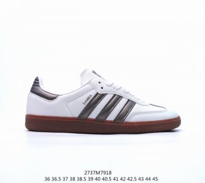 真标阿迪达斯三叶草adidas Originals Samba Og 桑巴舞系列绅士德训足球风百搭低帮休闲运动板鞋 货号:Ig1964 尺码:36 36.5 3