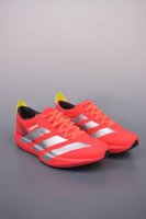adidas Adizero Adios 9 M赛车联名系列 低帮轻便透气竞速休闲运动慢跑鞋 算透气鞋面 超轻上脚 话呢货号 Ih57472332 尺码 36