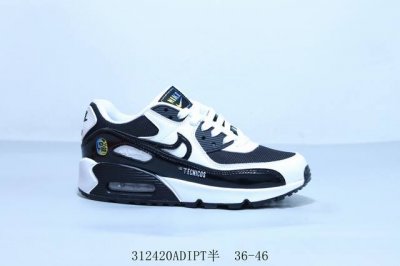 180 耐克 Nike Air Max 90 经典复古小气垫缓震跑鞋 货号 Dm6178-010 312420Adipt半 36-46