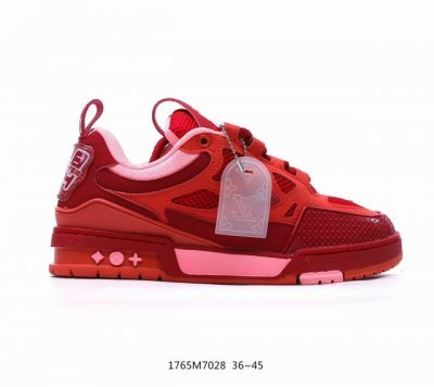 公司级全新lv路易威登louis Vuitton Trainer Sneaker Low休闲运动文化百搭板鞋 尺码:36-45，编码1765M7028