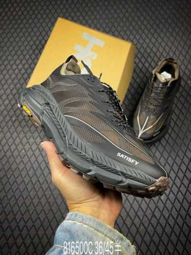 C Hoka One One Satisfy Running Mafate Trail 低帮缓震户外登山功能鞋 1168450 Bckt 尺码：36-45半码