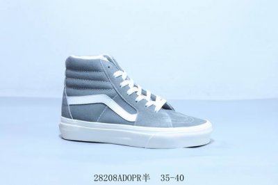 万斯 Vans Sk8-Hi高帮经典款帆布鞋滑板鞋Vn0A4Bvb20R高帮男女鞋休闲帆布鞋板鞋 28208Adopr半 35-40