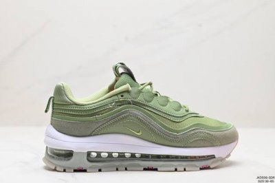 公司级nike Air Max 97 Ess小勾子弹 耐克复古全掌气垫休闲运动鞋 正确子弹头鞋型 鞋身swoosh视觉呈现效果 货号:Fb4496-003 尺码