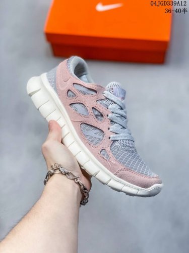 真标耐克nike Free Run+ 2 赤足二代轻跑鞋 质感新焕升级，专为短打跑造#鞋如面袜般子柔贴软合，结合性弹沙线，赋双予足众出的紧包密覆效果 04Jgd