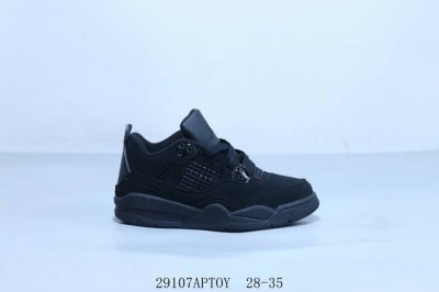 萌娃 童鞋！耐克 Air Jordan 4 Retro Aj4 乔丹4代 Aj4 乔4乔丹篮球鞋系列 29107Aptoy 28-35