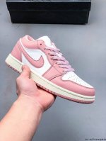 二层真标！耐克Nike Air Jordan Low 1 乔1低帮倒勾Lv联名经典休闲鞋 0416Qd22
