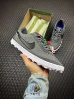 公司级！耐克 Bode X Nike Astro Grabber 第一双米色款，鞋面由独特编织纹理覆盖，鞋带点缀有小配饰，整体营造出的氛围感十分清新。鞋侧的 S