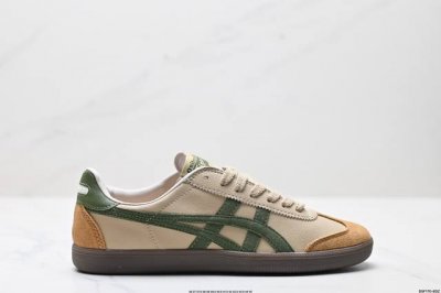 公司级亚瑟士 Onitsuka Tiger Tokuten 复古低帮休闲跑鞋 实拍首发 鞋跟 鞋舌处印有鬼塚虎特有的品牌Logo标志 提升品牌的认知度 柔软内里