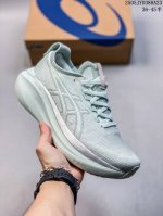 真标带半码 asics亚瑟士Nimbus 27男女N27代缓震跑鞋黑武士宽楦2E慢跑运动鞋 尺码 见图 编码 05Jyd388A23