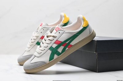 公司级亚瑟士 Onitsuka Tiger Tokuten 复古低帮休闲跑鞋 实拍首发 鞋跟 鞋舌处印有鬼塚虎特有的品牌Logo标志 提升品牌的认知度 柔软内里