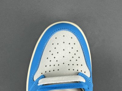 渠道优势 ！ Og版 Aj1 Jordan Air Jordan 1 “Unc” pe 耐磨透气 高帮 复古篮球鞋 男款 蓝白 尺码36-47.5 货号Dz54