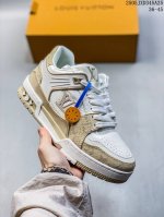 公司级路易威登 Louis Vuitton Lv路易威登板鞋 面包鞋 新款 Lv Trainer最新配色运动鞋 L家 篮球鞋风格运动鞋 该鞋由艺术总监 Virg