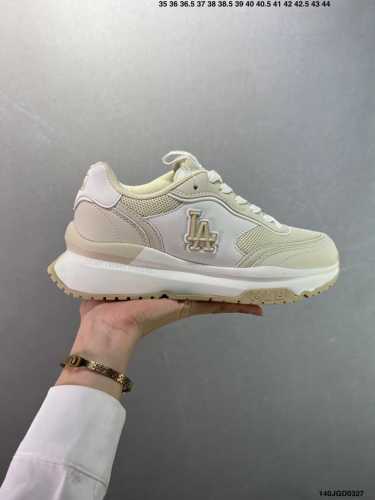 160 korea韩国限定发售Ny美国榄球洋基队限定 X Mlb Big Ball Chunky Mesh 厚底老爹系列低帮网织轻量休闲运动慢跑鞋“网眼象牙白黑