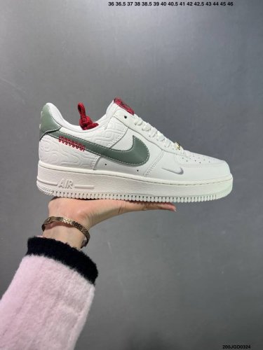 160 air Force 1 ‘07 Low 蛇年白棕 原楦头原纸板 打造纯正空军版型 #专注外贸渠道 全掌内置蜂窝气垫 #原盒配件 原厂中底钢印、拉帮完美