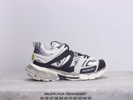 Balenciaga 巴黎世家 男女鞋升级品质版，原版一致配件防尘袋及附送鞋带，全部采用原档案原楦数据开发，1:1比例克重，原装全掌升级乳胶鞋垫设计，市面最为正 - 点击图像关闭