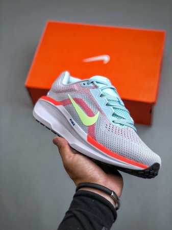nike Winflo 11 Low Light Blue Red 温弗洛11代系列低帮轻盈透气公路休闲运动跑步鞋“网织浅月蓝桃红”Fj9509-402 尺码： - 点击图像关闭