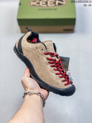 Keen Jasper Rocks Sp 科恩美国人气户外品牌-科恩贾斯珀都市系列复古低帮系带户外风露营徒步登山运动训练鞋 原楦型开发纸版 采用固色翻毛皮鞋面材