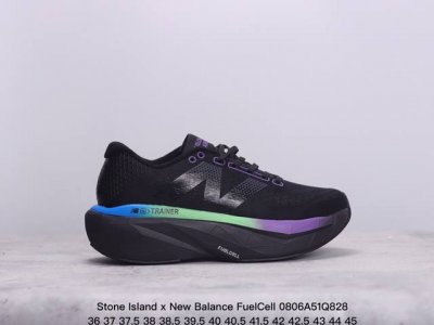 公司级stone Island X New Balance Fuelcell 轻量跑鞋 超轻量化低帮休闲运动慢跑鞋 #原楦原纸版开发版型 采用超轻透气3D针织网