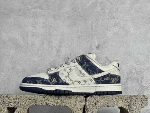 k版 Nike Sb Dunk Low Lv 蓝牛仔 性价比天花板 尝鲜先行版 原装头层材料 独家版型蒸餾加工 帶來的是更好的视觉和脚感体验 大厂纯原品质出货