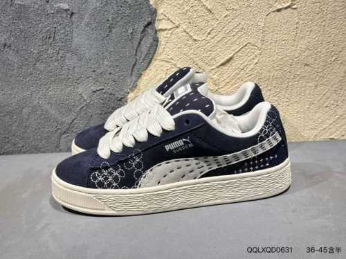新品上市实拍 Puma彪马Suede Xl Skate男女鞋复古休闲鞋运动厚底增高板鞋395777 Qqlxqd0631