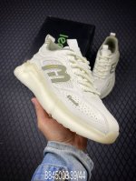 B Ecco爱步 广东原版透气 配备原版三件套 防尘纸 高弹大底 全头层牛皮 新款百搭休闲款 纯手工制成 鞋面走线工整 清晰质感 原单品质 拼接运动透气网布 采