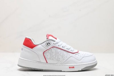 真标dior迪奥 B27 牛皮织物 字母logo 耐磨透气时尚生活休闲板鞋 尺码:36 36.5 37.5 38 38.5 39 40 40.5 41 42 4
