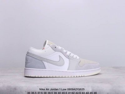 jordan 乔丹 原楦型开发纸版，采用软质牛培皮革鞋面材质这双aj也太小清新了，耐克nike Air Jordan 1 Low Releasing With