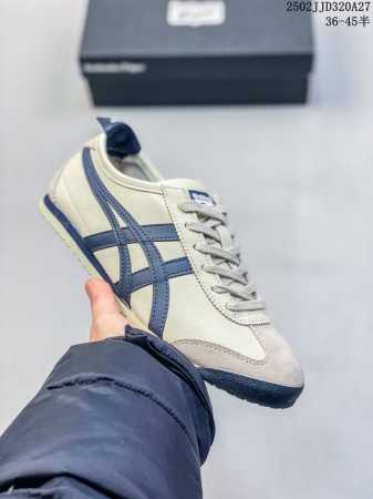 特价 Asics 亚瑟士 男女鞋真标半码制 配足弓鞋垫 日产经典老牌-鬼塚虎 Onitsuka Tiger Mexico 66经典墨西哥系列复古经典百搭板鞋休闲 - 点击图像关闭
