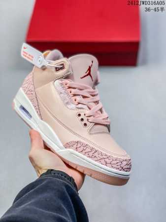 公司级air Jordan 3 Retro 复刻白水泥 Aj3 乔丹3代 Aj3 乔3 经典复刻白水泥 乔丹篮球鞋系列 鞋身以白色为主调，采用优质皮革材质搭配鞋 - 点击图像关闭