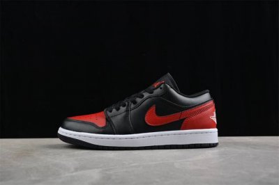 290 Cj版纯原 Air Jordan 1 Low Aj1 乔1红黑 低帮文化休闲板鞋 553558-067 #市售最高品质 原鞋开发 大厂代工流水线打造 公