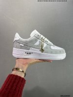 公司级Nike Air Force 1 空军一号 Lv白灰 官方同步 原装级别 原楦头原纸板 打造纯正空军版型#专注外贸渠道 全掌内置蜂窝气垫 #原盒配件 原厂