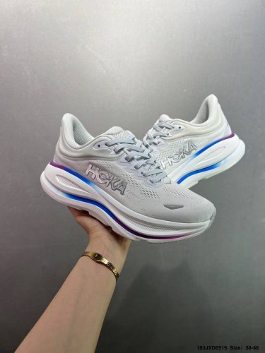 公司级Hoka One One Bondi 9 柔软舒适防滑耐磨 低帮 休闲跑步鞋 1162012 36-45带半码 Id：183Jxd0515