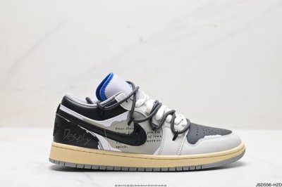 公司级nike Air Jordan 1 Low 解构抽绳 Aj1乔1低帮休闲板鞋 同步官方配色 原档冲孔鞋头 四线拉帮 鞋舌高弹海绵填充 官方货号:55355