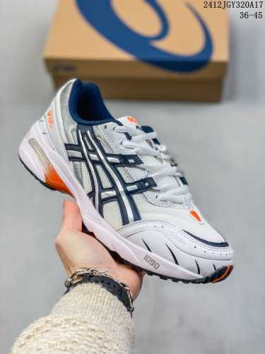 Asics Gel-1090 性价比超高版本 亚瑟士运动休闲透气专业跑鞋 进口双层丝纤维工程网布鞋面 轻量舒适透气材质 中底3D可视gel缓震胶效果 升级fly