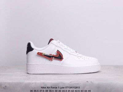 真标nike Air Force 1 Low 空军一号低帮百搭休闲运动板鞋 弹性十足的缓震性能和出色的中底设计 复古与现代的外型结合 造就出风靡全球三十多年的f