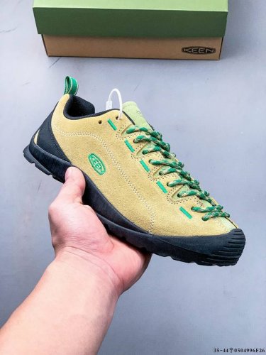 美国人气户外品牌-科恩Keen Jasper Rocks Sp贾斯珀都市系列复古低帮系带户外风露营徒步登山运动训练鞋亲子鞋 原楦型开发纸版#采用固色翻毛皮鞋面材