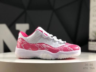 jordan 乔丹 采用漆皮牛培革鞋面材质 厂级拉帮注胶效果今年的大魔王是它 官方经典配色 耐克Air Jordan 11 High Aj11代迈克尔 乔丹高帮