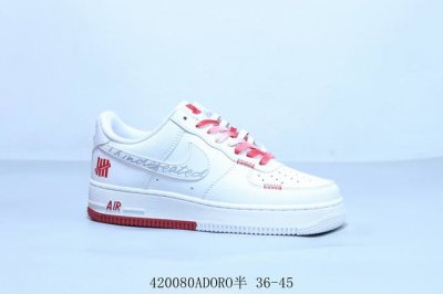 耐克 Nike Air Force 1 Af1耐克 低帮 空军一号休闲板鞋 白红 货号 Dq6628-153 420080Adoro半 36-45