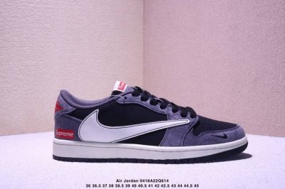 海外爆款限量发售！Travis Scott X Fragment Design X Jordan Air Jordan 1 Low Og Sp “Supreme