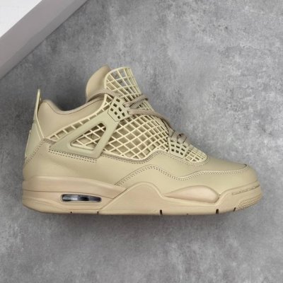 本地 核心私 公司级Nike Air Jordan 4 Net 耐克迈克尔 乔丹Aj4代中帮复古休闲运动文化篮球鞋 原厂材料Tpu超Q弹网格材质 缜密拉帮及中底