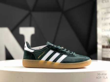 阿迪达斯 三叶草Rich X Adidas Originals Samba Handball Spezial 桑巴舞系列绅士德训足球风百搭低帮休闲运动板鞋 绿色 - 点击图像关闭