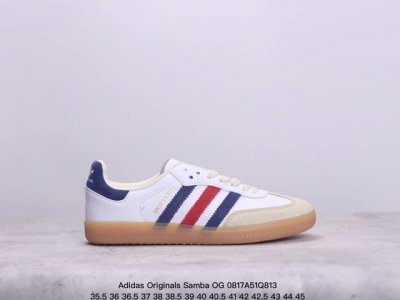 公司级阿迪达斯三叶草adidas Originals Samba Og Sporty&Rich桑巴舞系列绅士德训足球风百搭低帮休闲运动板鞋 货号:Ih8338