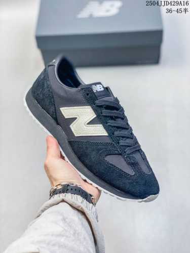 真标带半码 New Balance Nb 471织物牛剖层革 复古时尚防滑耐磨 低帮生活休闲鞋男女同款米紫 货号：U471Xa 鞋码：36-45半码 04Jjd