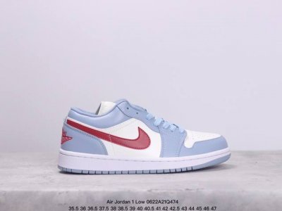 耐克 乔丹air Jordan 1 Low Aj1 乔1 低帮复古文化休闲运动篮球鞋 从1985 年面世的元年款汲取设计灵感，采用简洁大方的经典外观，熟悉中带一