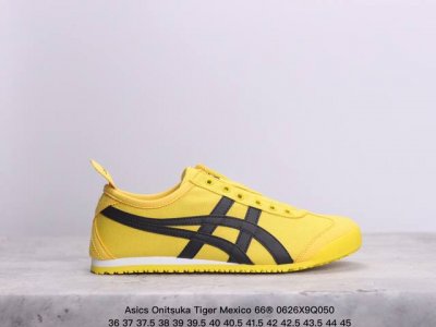 Asics 亚瑟士 男女鞋真标半码制 日产经典老牌-鬼塚虎 Onitsuka Tiger Mexico 66经典墨西哥系列复古经典百搭板鞋休闲运动鞋慢跑鞋 采用